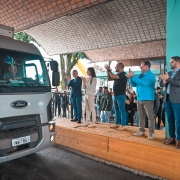 Imagens da reabertura da Ceasa/RS