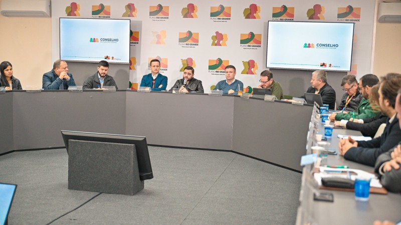 Autoridades reunidas durante o primeiro encontro da Câmara de Agricultura
