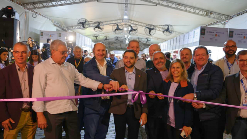 Vice-governador destacou o papel das feiras da agricultura familiar como vitrine da produ&ccedil;&atilde;o ga&uacute;cha e motor da economia local 