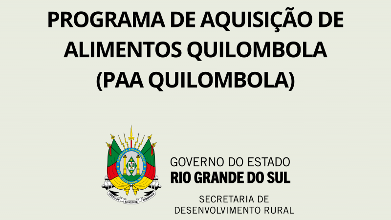 PAA Quilombola